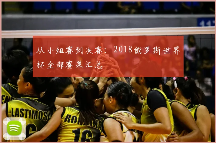 从小组赛到决赛：2018俄罗斯世界杯全部赛果汇总