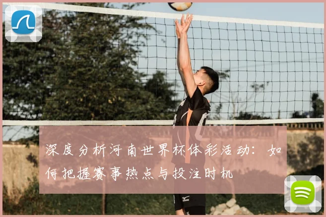 深度分析河南世界杯体彩活动：如何把握赛事热点与投注时机